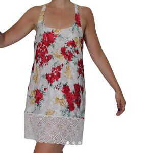 Victoria's Secret Vintage Gold Label Slip Dress Lace Hem Adjustable Strap Size M